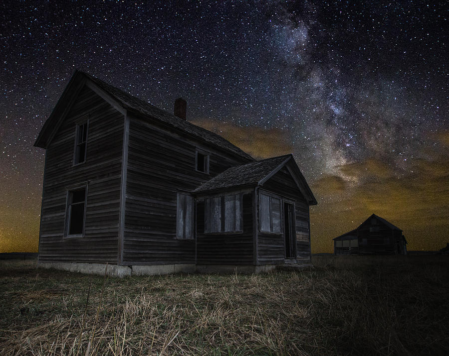 Milkyway Photograph - Dark Place by Aaron J Groen