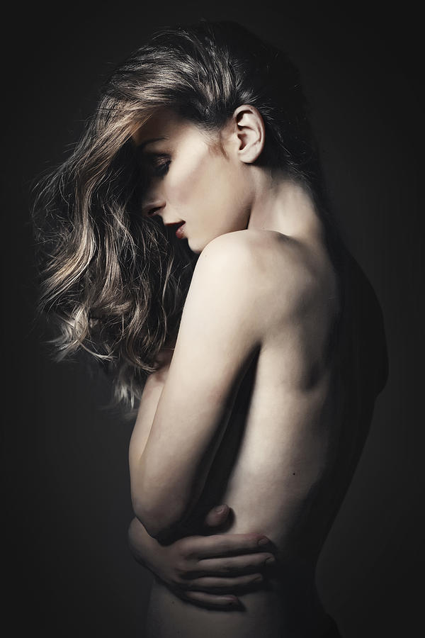 Dark portrait of a beauty Photograph by AleksandarNakic