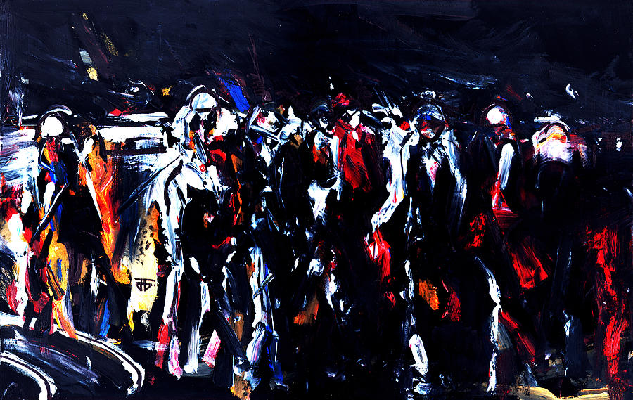 Dark Race Painting by John Gholson