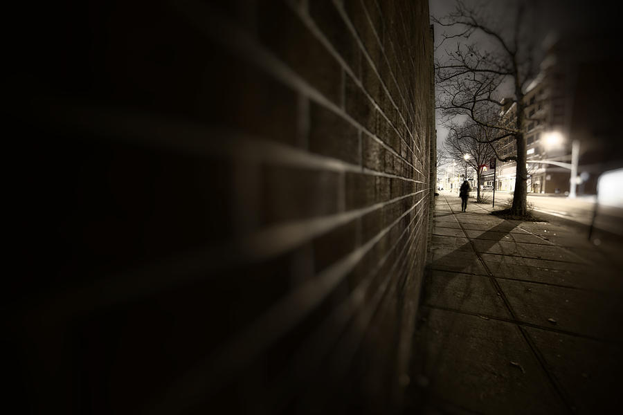 Brick Photograph - Dark Road by Emmanouil Klimis
