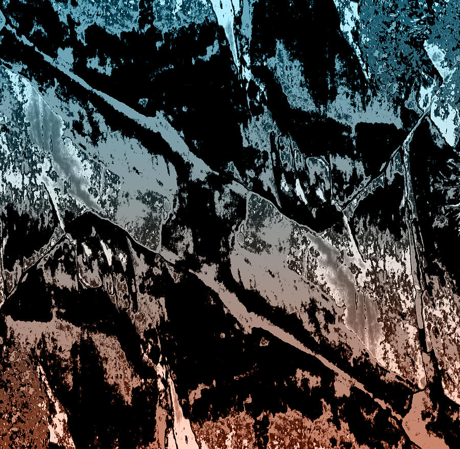 Dark Rock Digital Art by Stephanie Grant