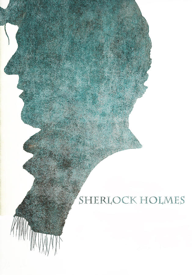 Dark Sherlock Holmes Digital Art by Georgia Clare