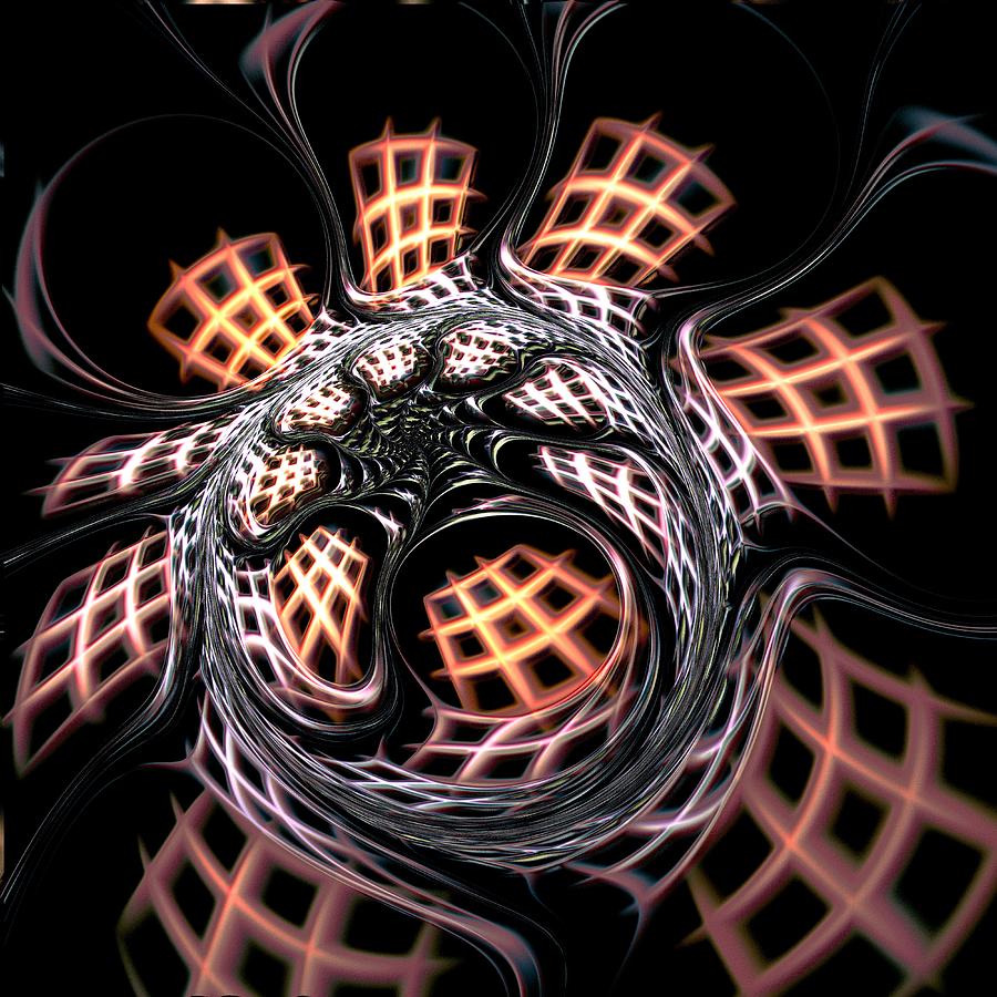 Spider Digital Art - Dark Side by Anastasiya Malakhova