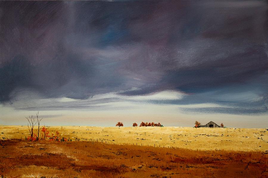 Dark Sky Painting by William Renzulli