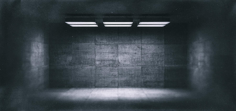 Dark, spooky, empty office room Photograph by Matjaz Slanic
