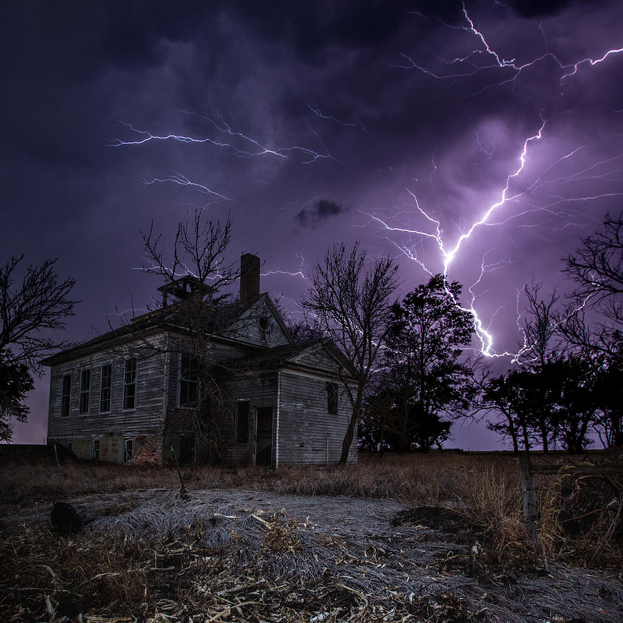 Dark Place Photograph - Dark Stormy Place by Aaron J Groen