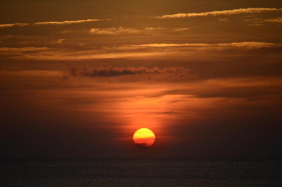 Dark Sunset Photograph By Margaret Jones - Fine Art America