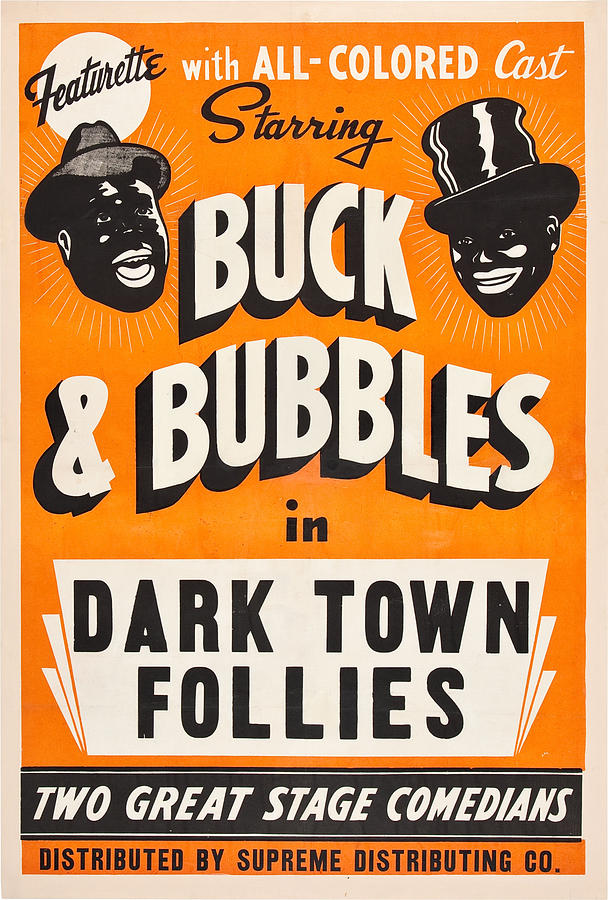 Dark Town Follies, Poster Top From Left Photograph by Everett