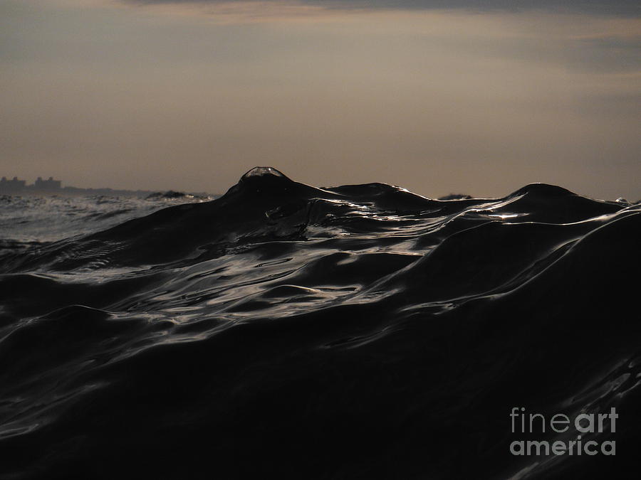 Dark Waves in Emerald Isle Photograph by Paddy Shaffer