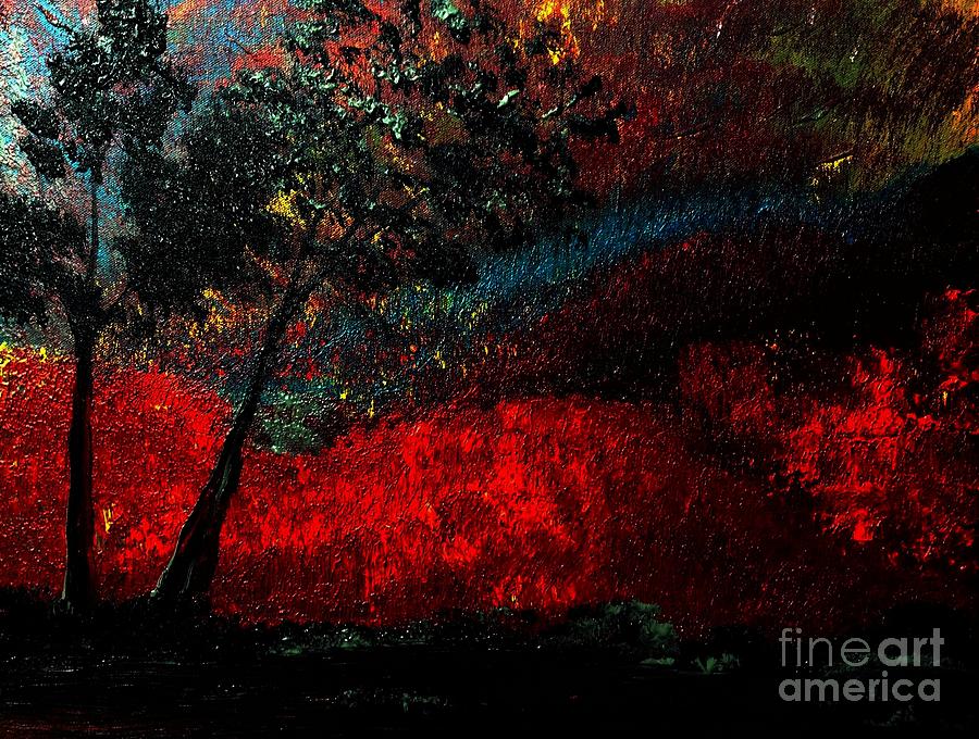 Dark Woods Too Painting by James and Donna Daugherty