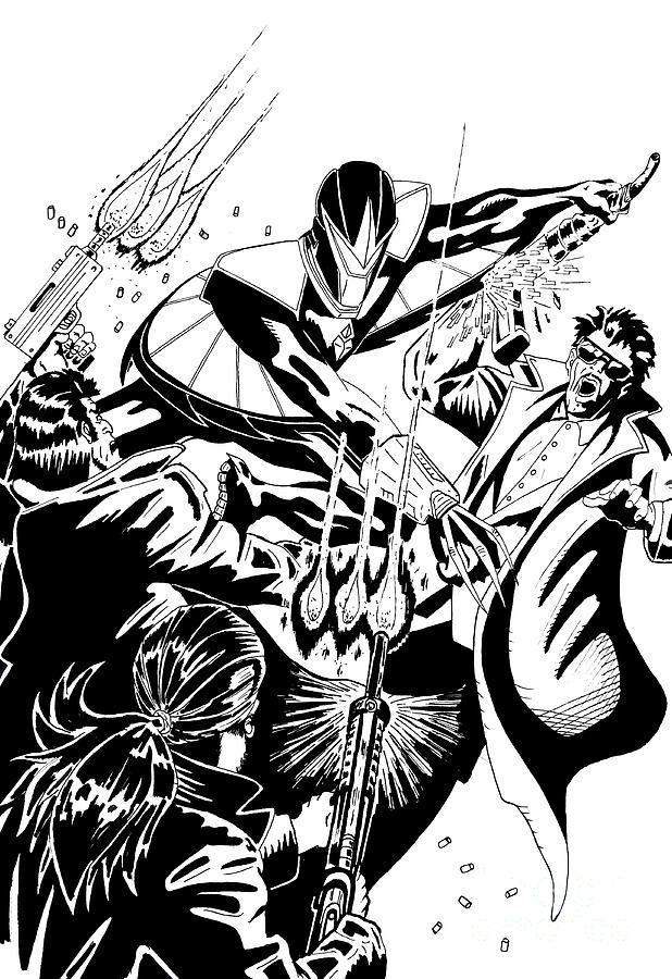 Darkhawk Issue 1 Homage To Mike Manley Drawing