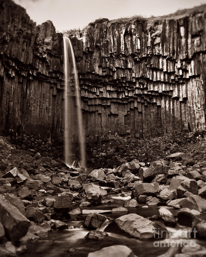 Darkling Falls Photograph by Royce Howland