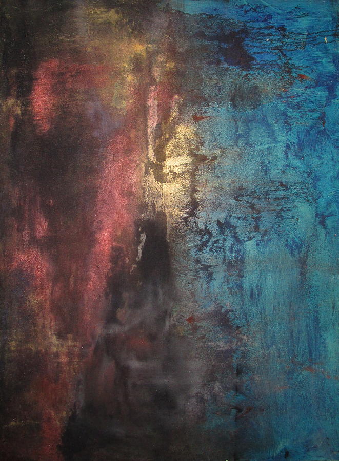 Abstract Painting - Darkness by Elizabeth Klecker