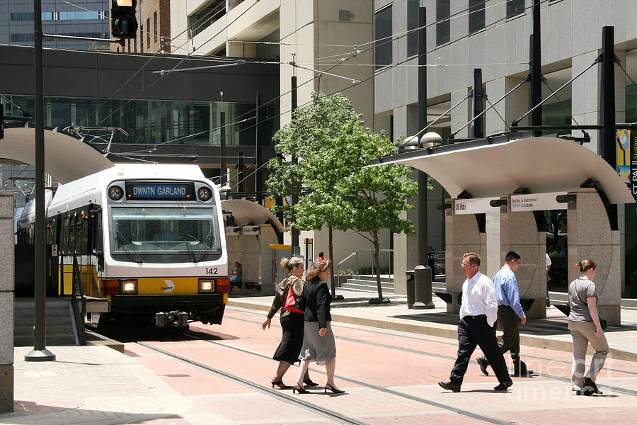 DART station in Downtown Dallas Photograph by Bill Cobb Fine Art America