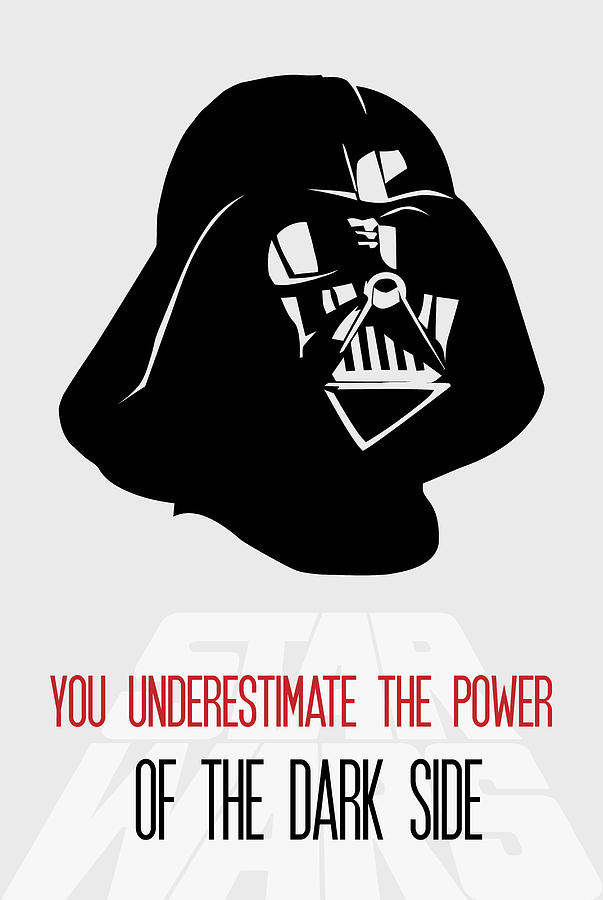 Felpudo Star Wars You Underestimate the Power of the Dark Side