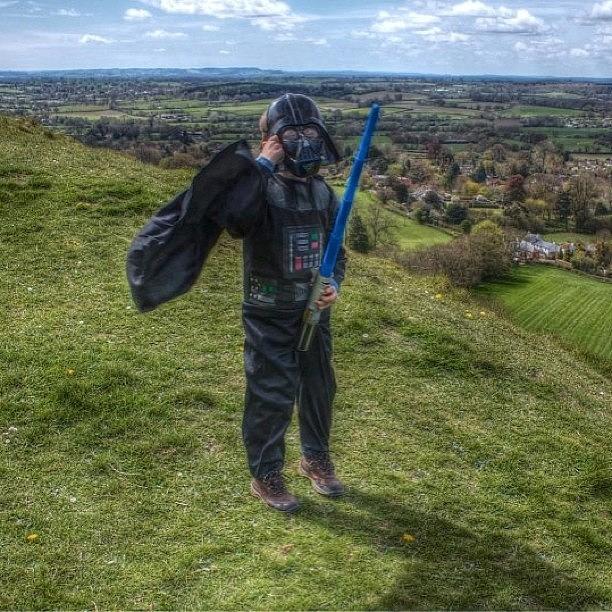 Dorset Photograph - Darth Does #dorset - May The 4th Be by Leon McMahon