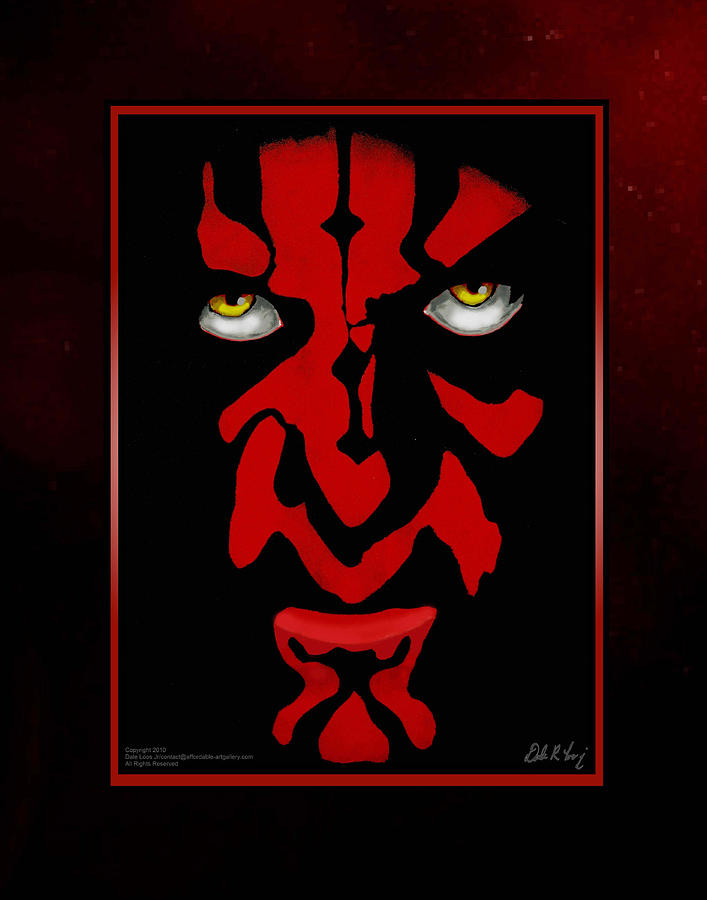 Darth Maul Painting by Dale Loos Jr