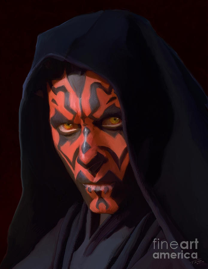 Darth Maul Painting by Paul Tag