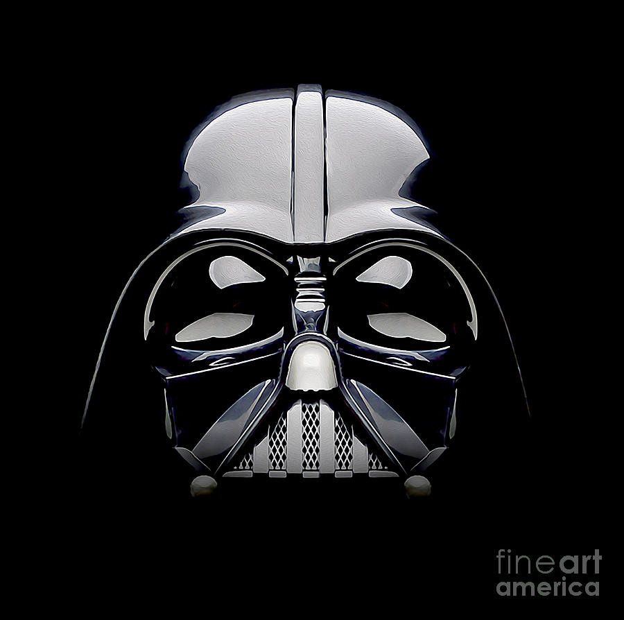 Star Wars Photograph - Darth Vader Helmet by Jon Neidert
