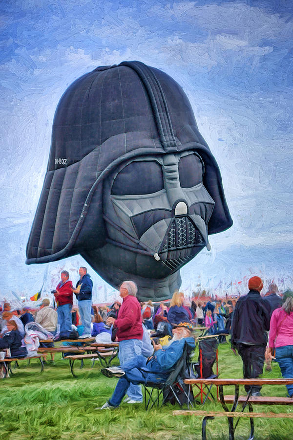 Darth Vader - Hot Air Balloon Photograph by Nikolyn McDonald