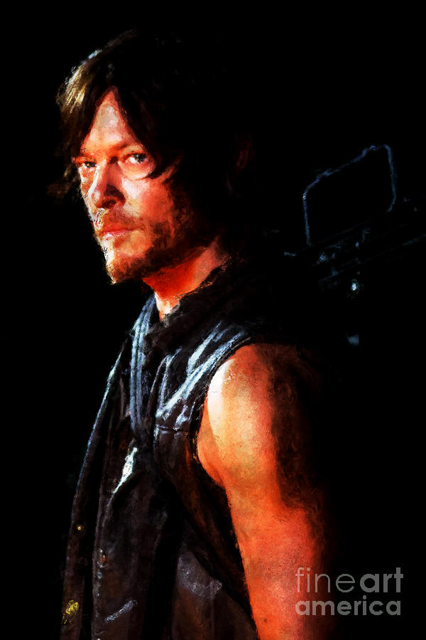 Abstract Painting - Daryl Dixon 001 by Dead Art