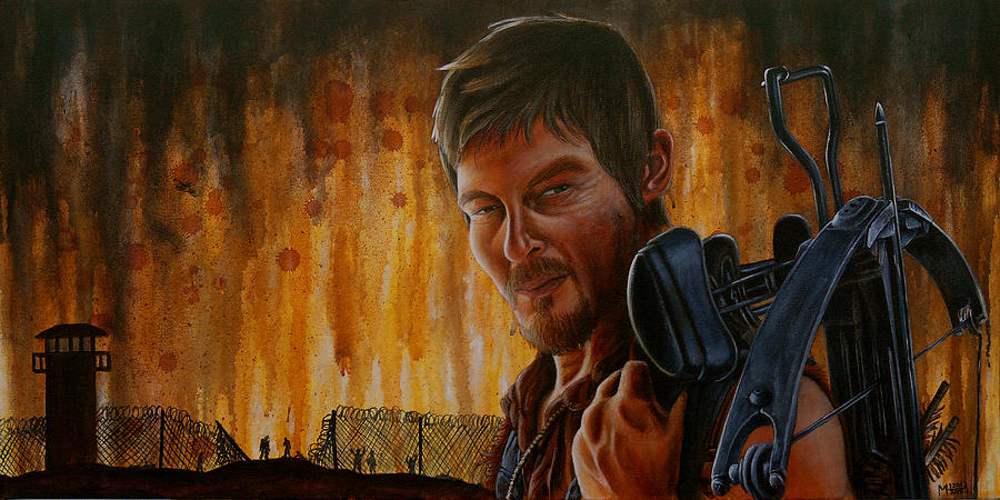 Daryl Painting - Daryl by Marlon Huynh Daryl Painting - Daryl by Marlon Huynh