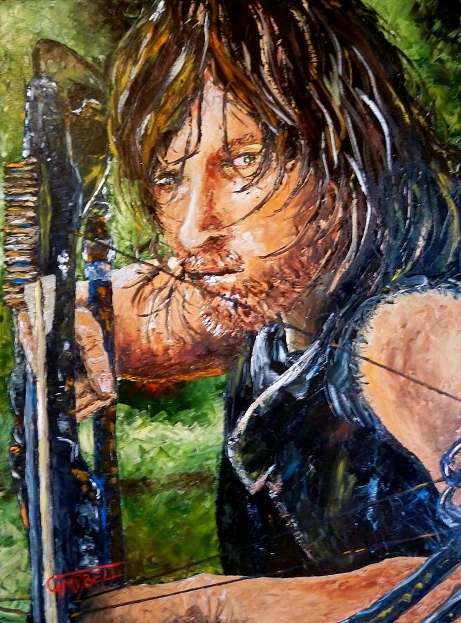 Daryl Painting - Daryl by Terry Campbell