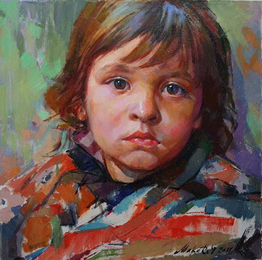 Dasha Painting by Vadim Makarov - Fine Art America