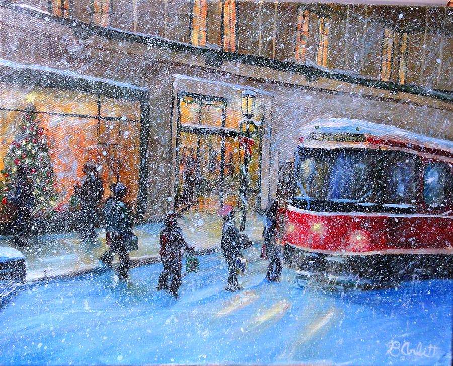 Dashing Through the Snow Painting by Brent Arlitt