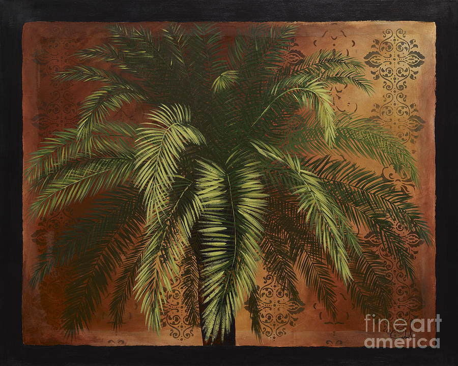 Date Palm 2 Painting by Daniel Paul Hoffman