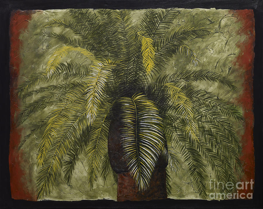 Date Palm Painting by Daniel Paul Hoffman
