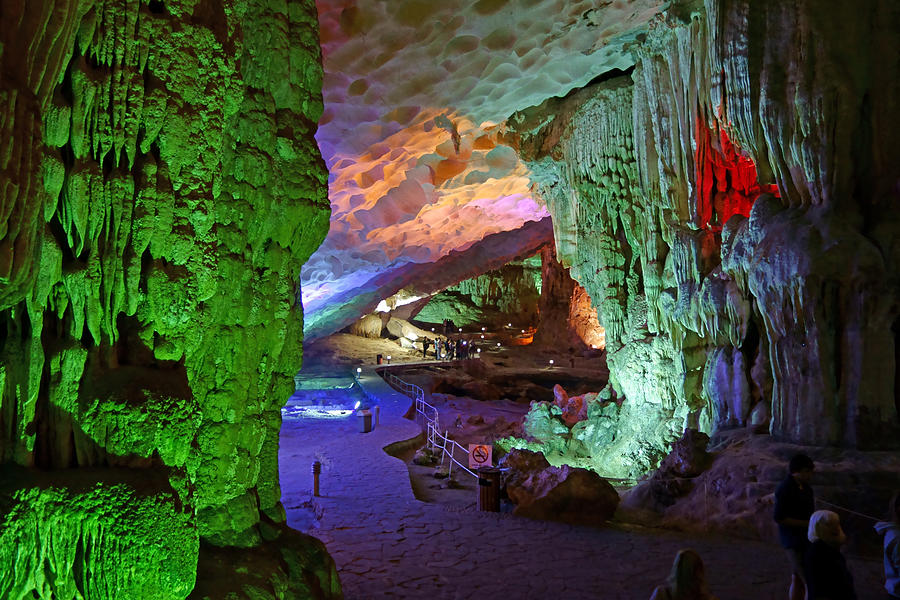 Dau Go Cave, Vietnam Photograph by Nigel Cattlin