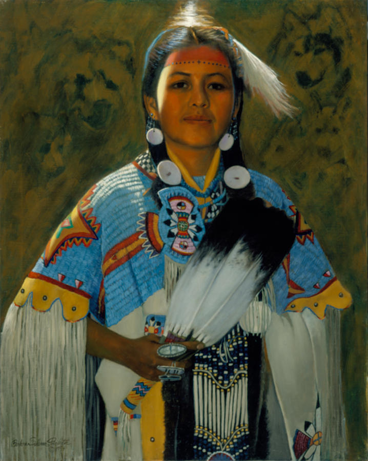 Daughter of White Eagle Painting by Barbara Sullivan - Fine Art America