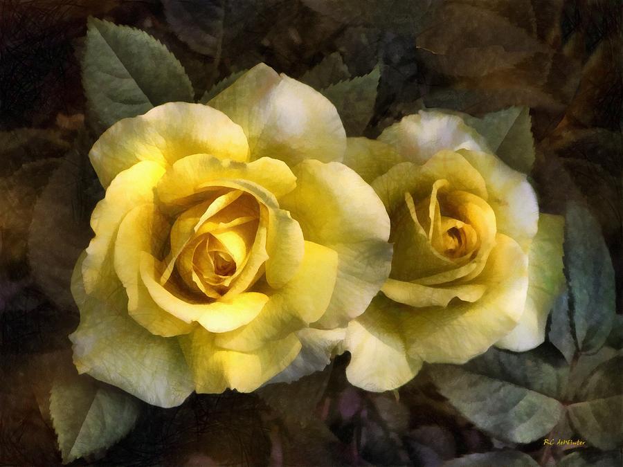 Rose Painting - Daughters of Midas by RC DeWinter