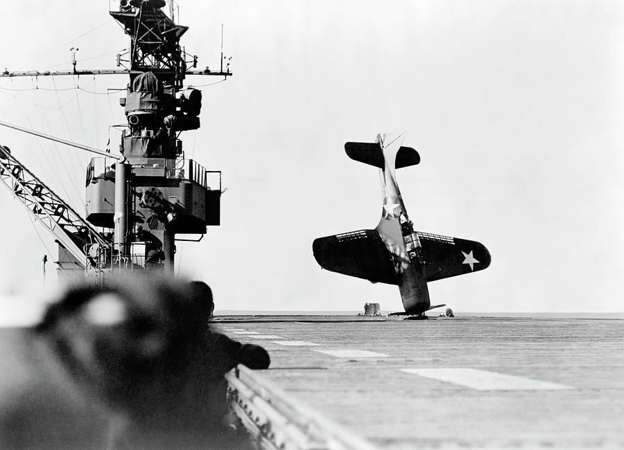 Dauntless Nose Landing Photograph by Underwood Archives