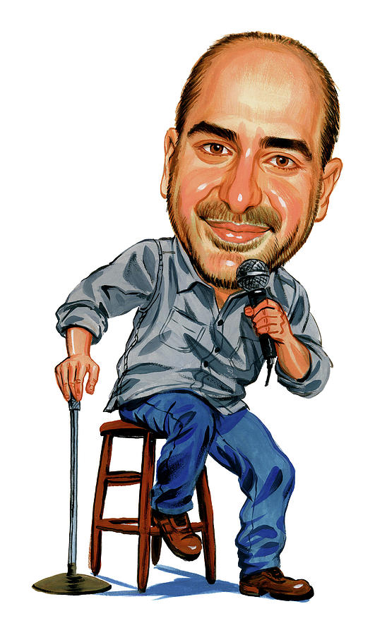 Dave Attell Painting by Art  