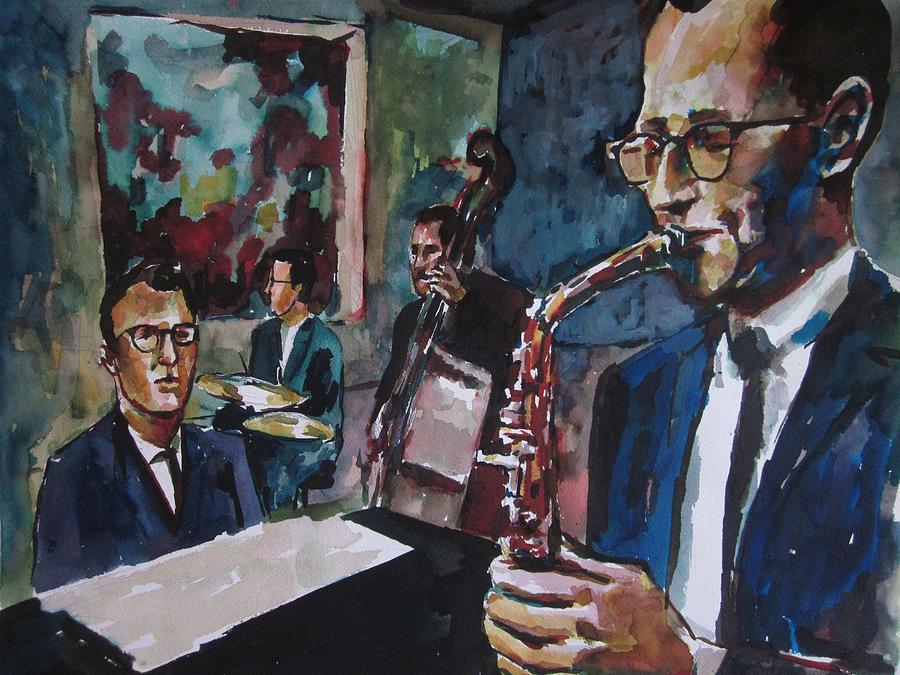 Jazz Painting - Dave Brubeck Quartet by Ohanlon Art