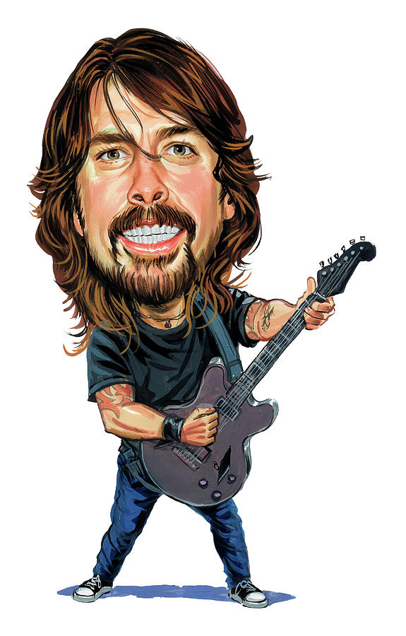 Nirvana Painting - Dave Grohl by Art  