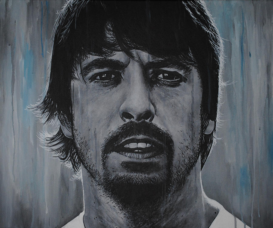 Dave Grohl Painting by David Dunne