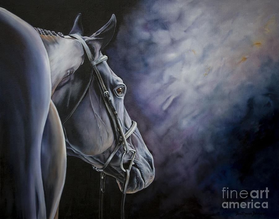 Horse Painting - Dave by Joni Beinborn