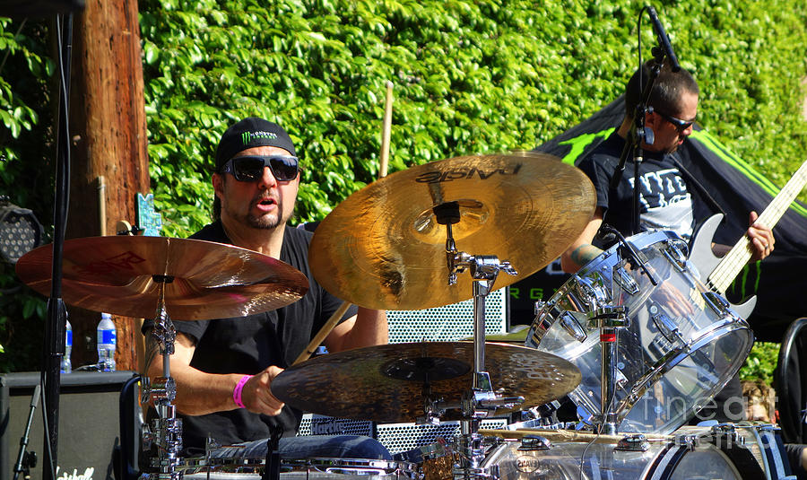DAVE LOMBARDO and PANCHO TOMASELLI Photograph by De La Rosa Concert Photography