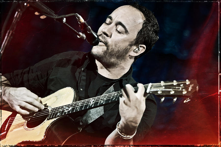 Dave Matthews live at Farm Aid Photograph by Jennifer Rondinelli Reilly
