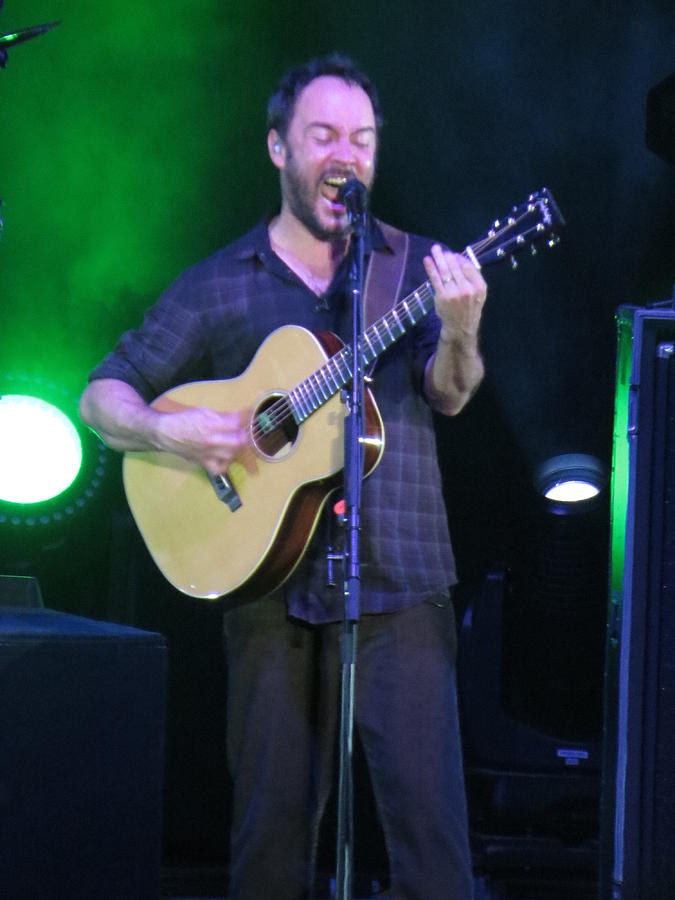 Dave Matthews Band Photograph - Dave rocks Tampa by Aaron Martens