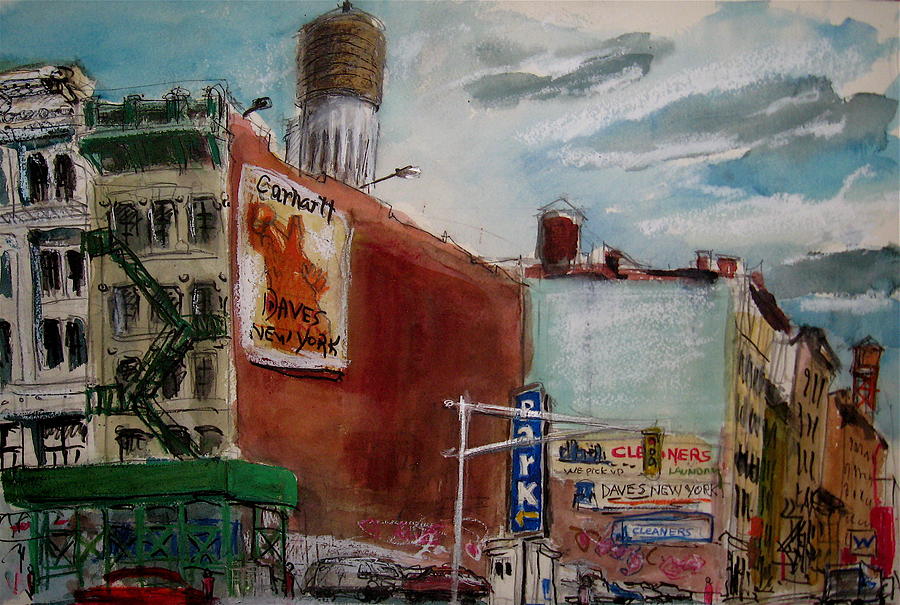 New York Painting - Daves New York by John Connors