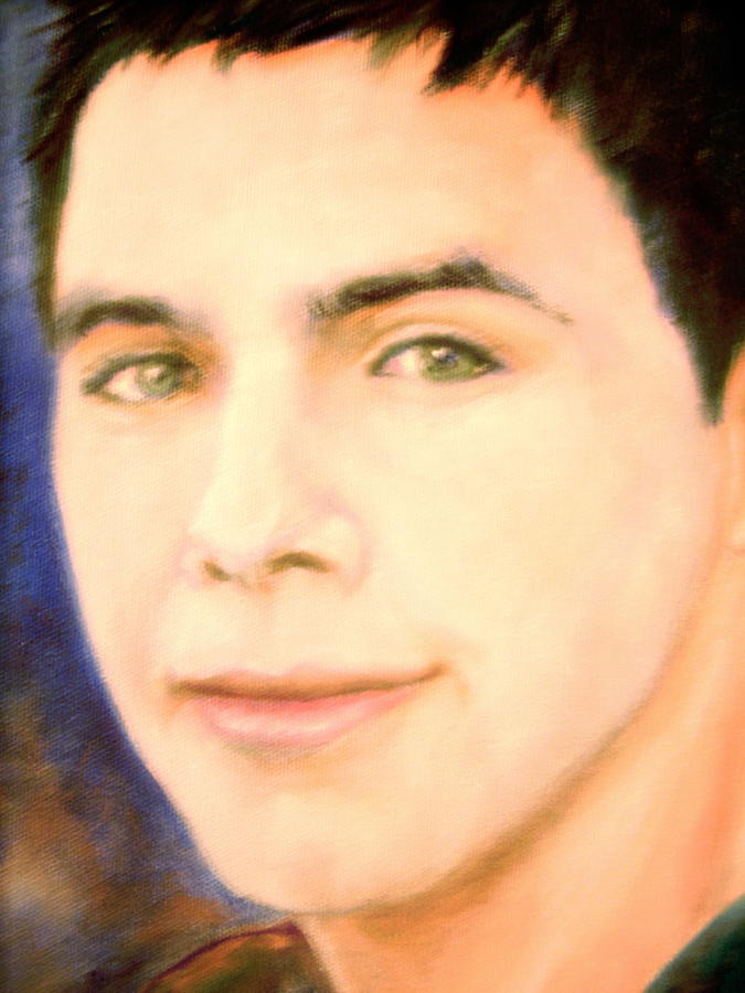 David Archuleta Painting by Leland Castro