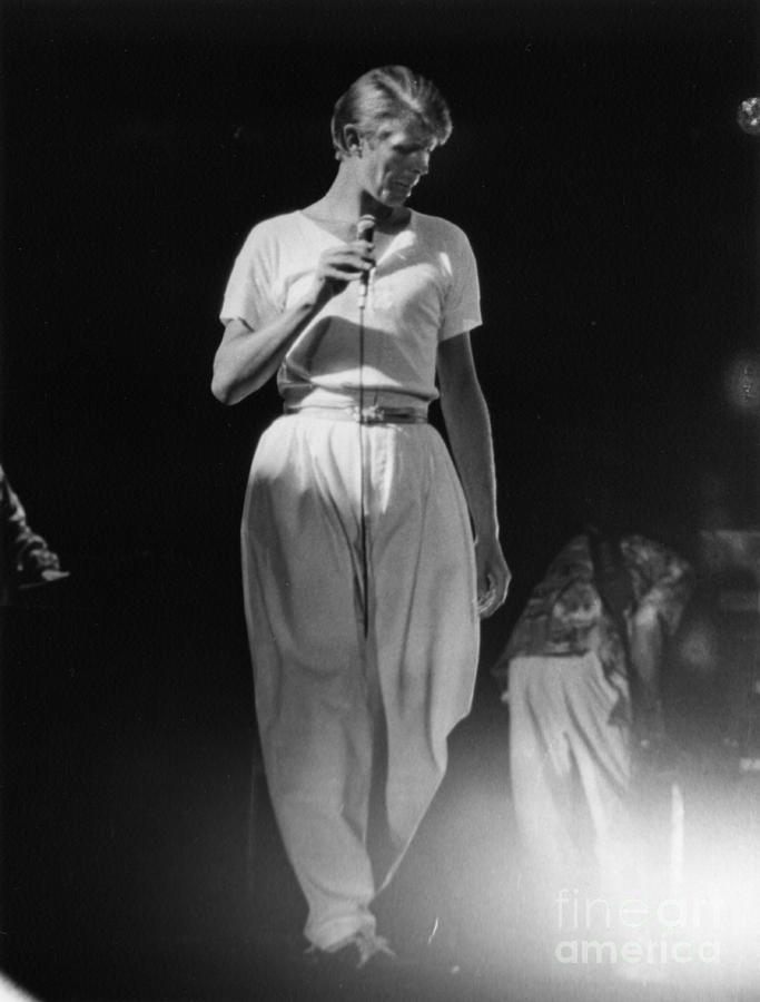 David Bowie Photograph - David Bowie 1978 by Joyce Weir