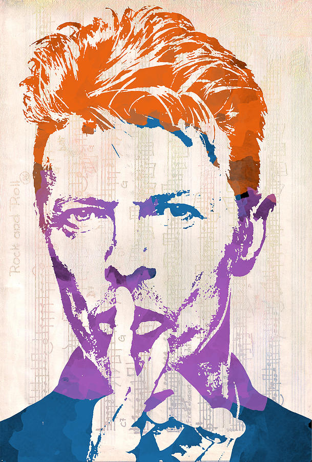 David Bowie Digital Art by Paulette B Wright