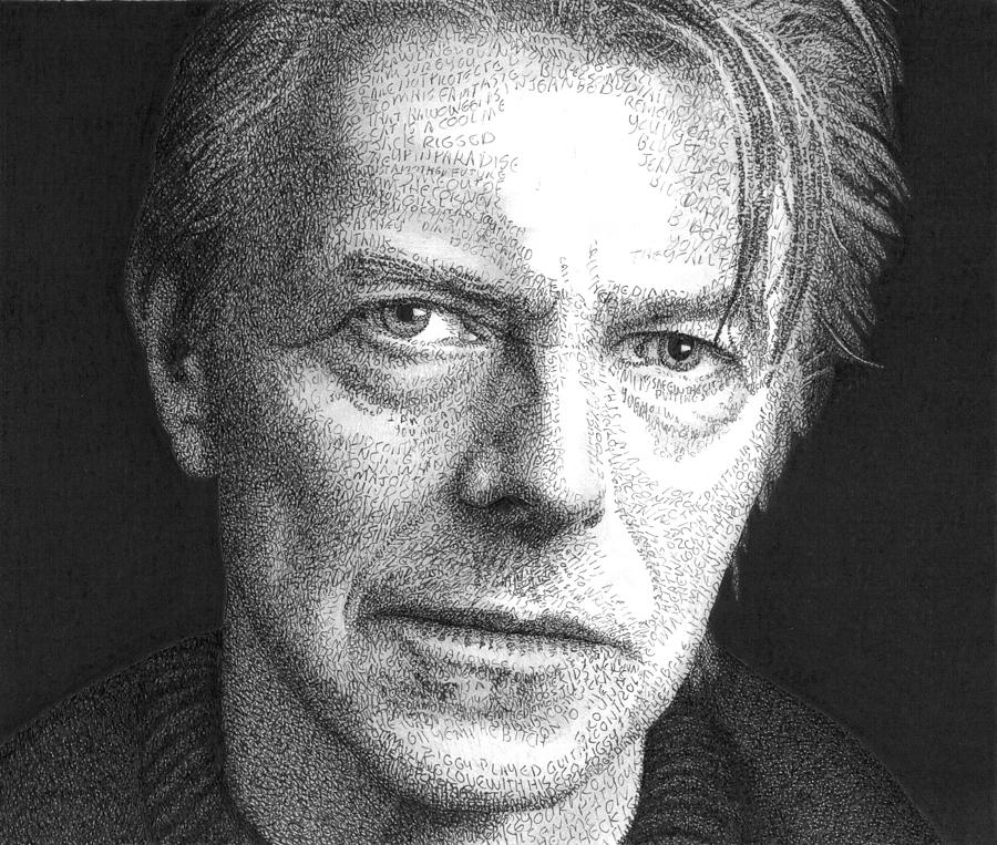 David Bowie Drawing by Timothy Glasby Fine Art America