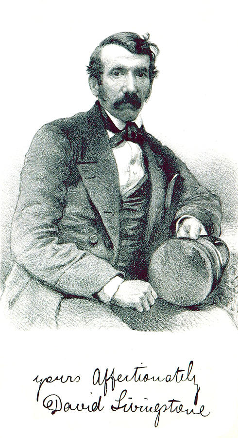 David Livingstone, Scottish Explorer Photograph by British Library
