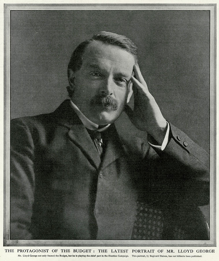 David Lloyd George Chancellor Photograph by Illustrated London News Ltd ...